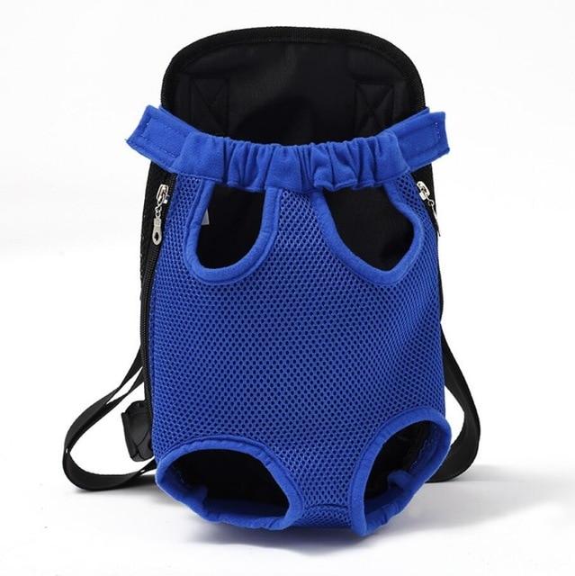 Dog Carrier Chest Backpack 10 Colours! Pet Collars & Harnesses Best Pet Store Blue Small