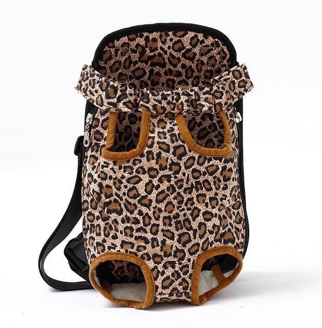 Dog Carrier Chest Backpack 10 Colours! Pet Collars & Harnesses Best Pet Store Leopard Small