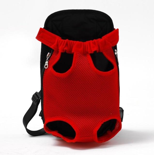Dog Carrier Chest Backpack 10 Colours! Pet Collars & Harnesses Best Pet Store Red Small