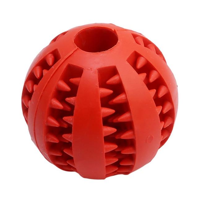 Dog Food Rubber Ball Toy Dog Toys Best Pet Store Red 5cm Diameter