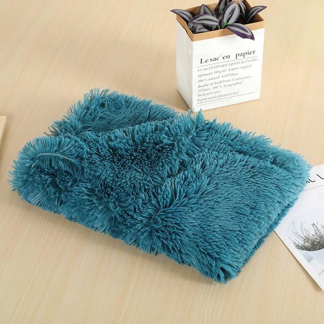 Fluffy Pet Blanket 15 Colours! Dog Beds Best Pet Store Dark Green Small