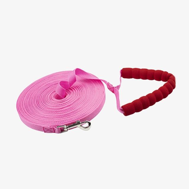 Long Nylon Dog Leash Up To 50m! Pet Leashes Best Pet Store Pink 10 metres
