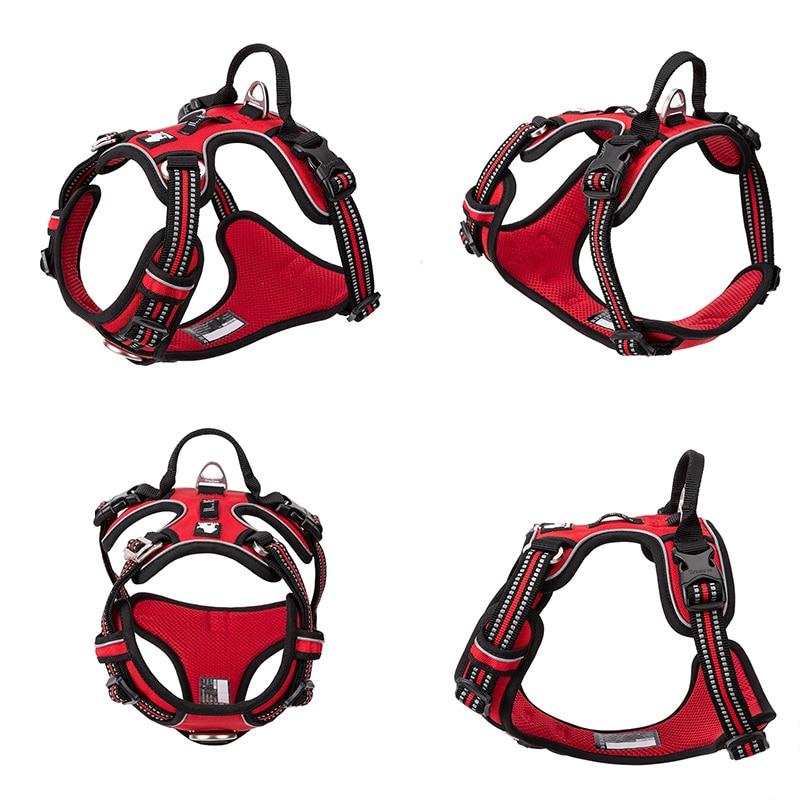 Reflective Heavy Duty Dog Leash Harness Pet Collars & Harnesses Best Pet Store