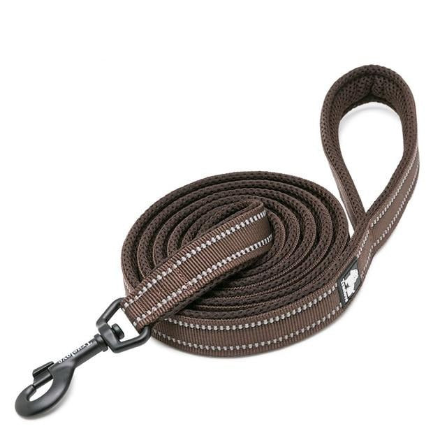 Reflective Heavy Duty Dog Leash Pet Leashes Best Pet Store Brown XS 1.0cmX200cm