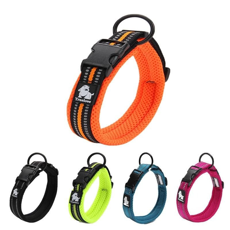 Reflective Mesh Padded Dog Collar Pet Collars & Harnesses Best Pet Store