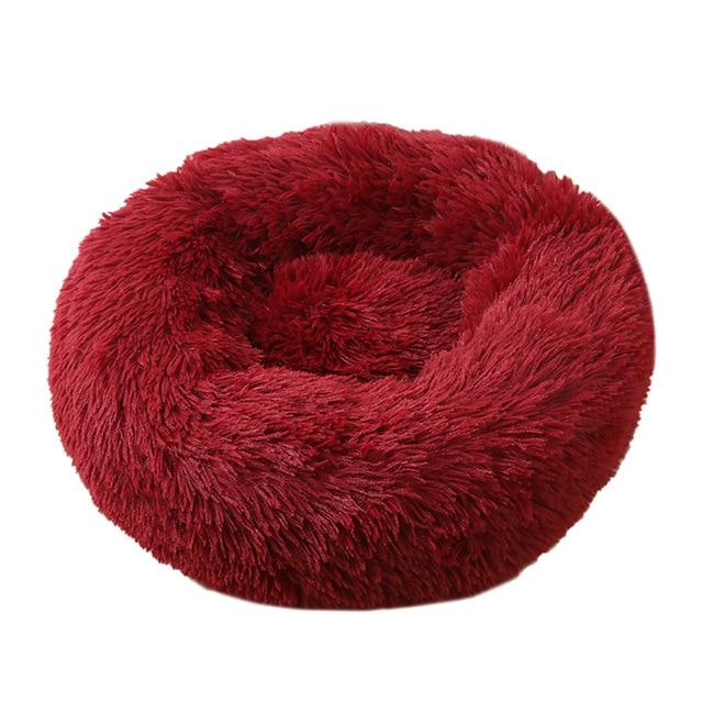 Replacement Cover- Soft and Fluffy Plush Calming Pet Bed With Removable Cover Dog Beds Best Pet Store Red Replacement Cover - Small 50CM