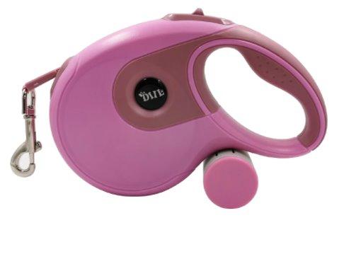 Retractable Dog Leash With Poo Bag Holder Pet Leashes Best Pet Store Pink 5m with Poo Bag Holder