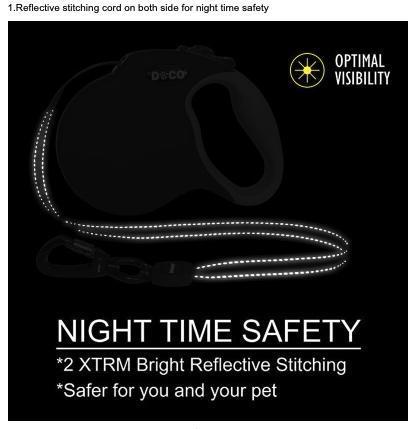 Retractable Reflective Safety Dog Leash Pet Leashes Best Pet Store