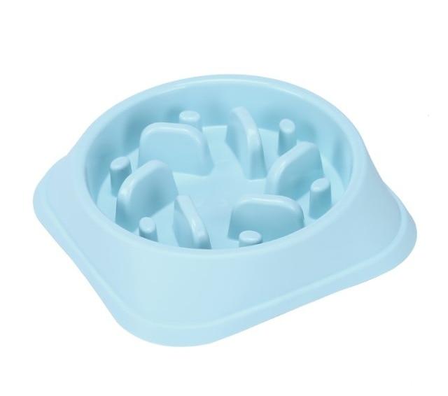 Slow Feeder Puzzle Pet Food Bowl Pet Bowls, Feeders & Waterers Best Pet Store Blue Pinball