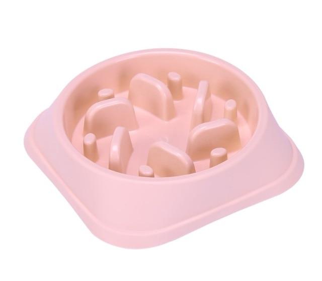 Slow Feeder Puzzle Pet Food Bowl Pet Bowls, Feeders & Waterers Best Pet Store Pink Pinball