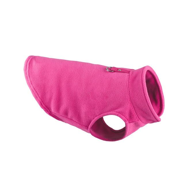 Warm Fleece Pet Coat Dog Apparel Best Pet Store Pink Small