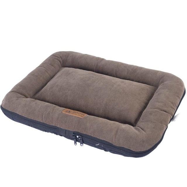 Washable Soft Cushion Dog Bed Dog Beds Best Pet Store Neutral Brown 48cm X 35cm