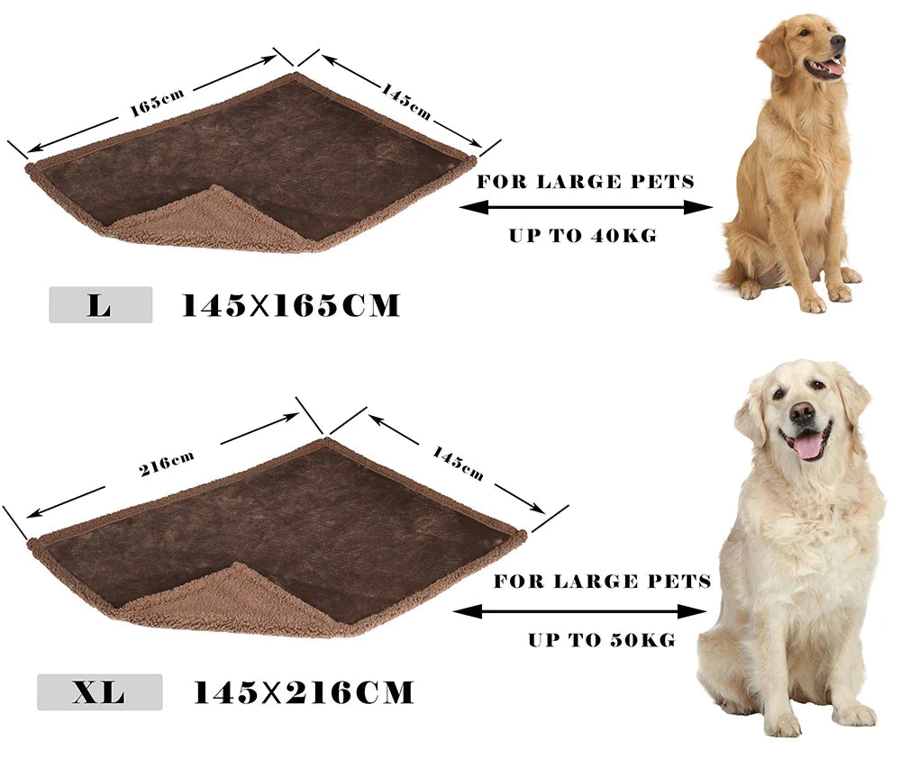 Waterproof Flannel Sofa and Bed Pet Blanket Dog Beds Best Pet Store
