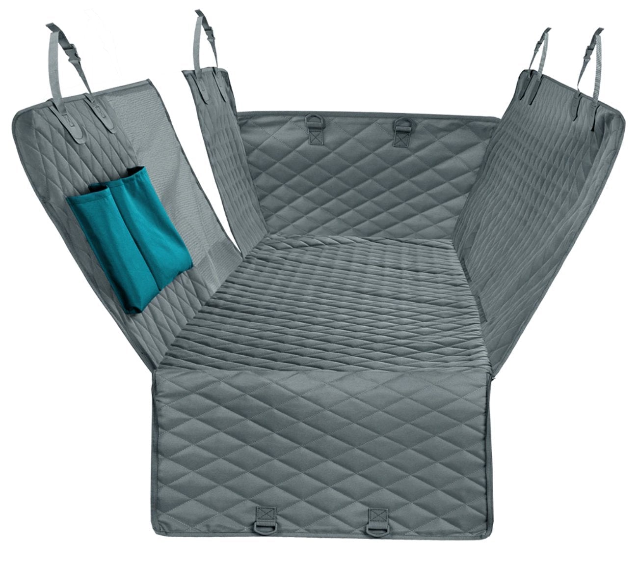 Waterproof Pet Car Back Seat Protector With Mesh Pocket Pet Carriers & Crates Best Pet Store