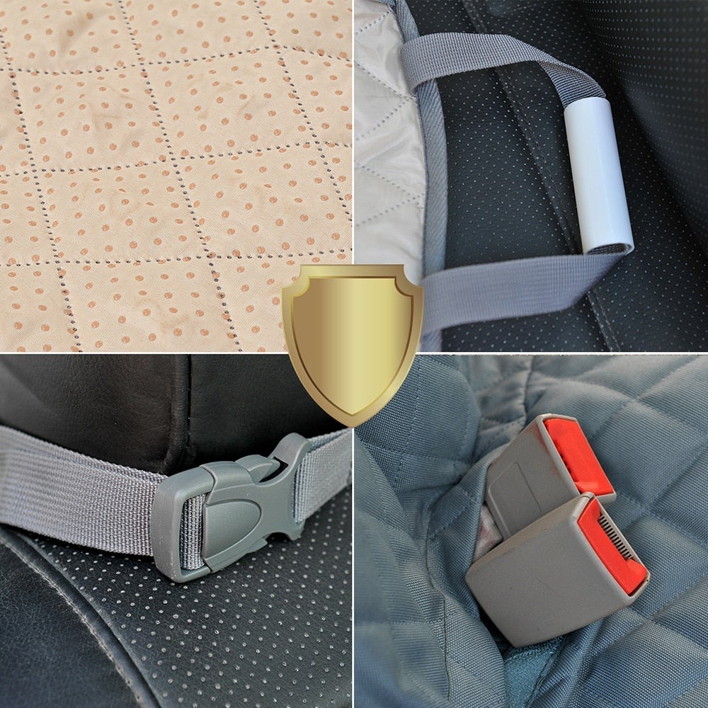 Waterproof Pet Car Back Seat Protector With Mesh Pocket Pet Carriers & Crates Best Pet Store