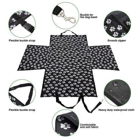 Waterproof Pet Car Half Back Seat Protector Pet Carriers & Crates Best Pet Store