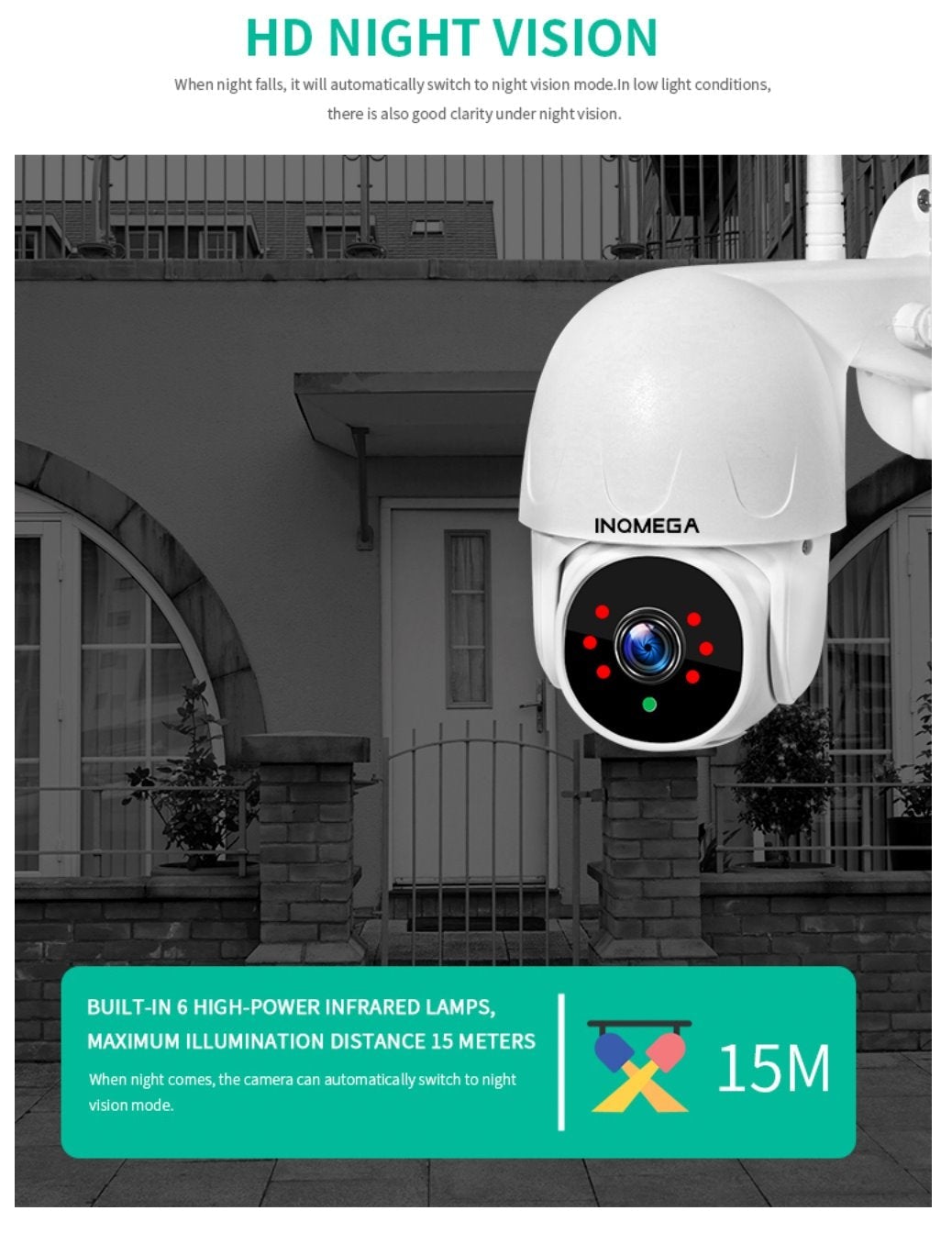 5 Mega Pixel HD WiFi Waterproof Pet Camera Surveillance Cameras Best Pet Store 