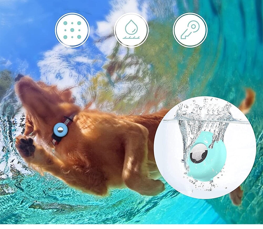 AirTag Pet Collar Silicone Protective Case ID Tags Best Pet Store 