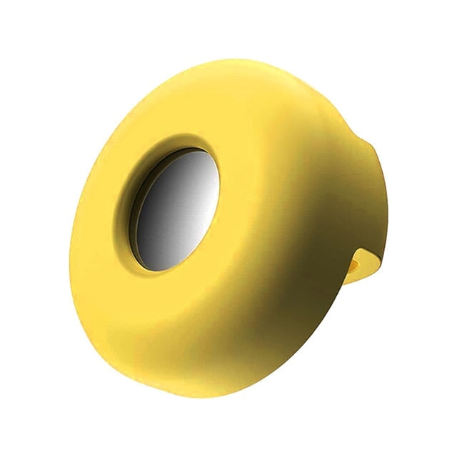 AirTag Pet Collar Silicone Protective Case ID Tags Best Pet Store Yellow 