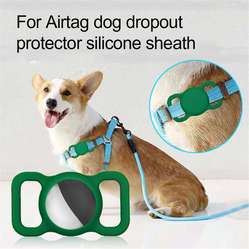 Apple AirTag Pet Collar Silicone Protective Case Pet Collars & Harnesses Best Pet Store 