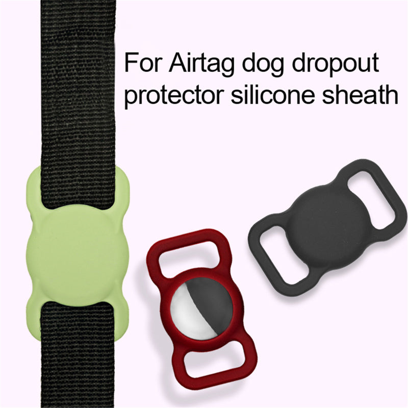Apple AirTag Pet Collar Silicone Protective Case Pet Collars & Harnesses Best Pet Store 