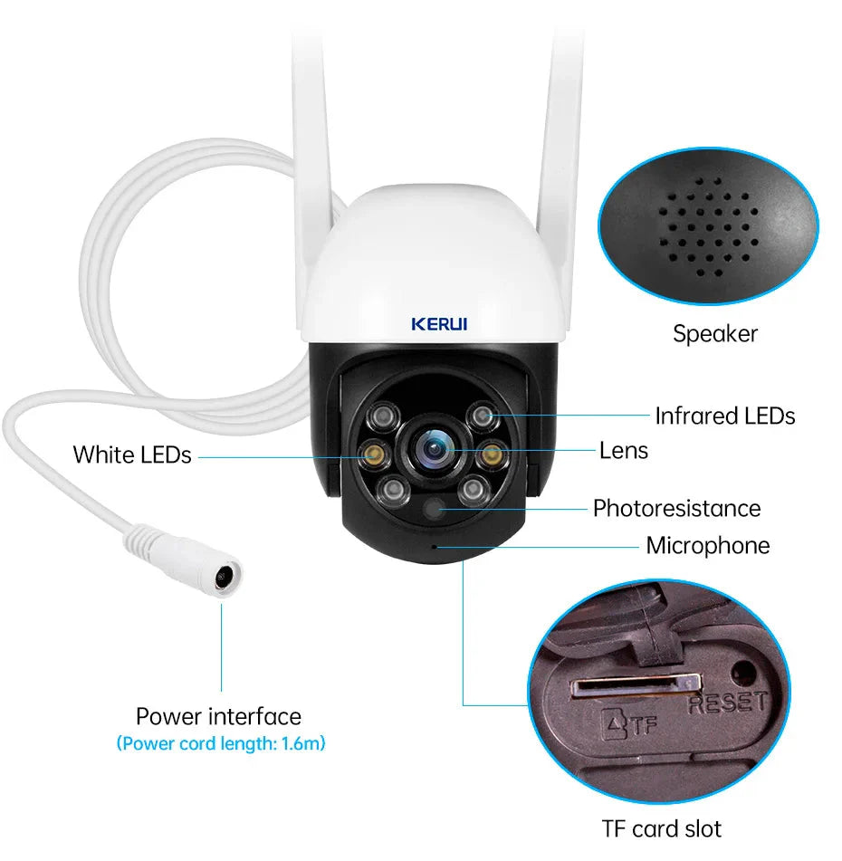 HD WiFi Waterproof Pet Camera Surveillance Cameras Best Pet Store 