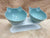 Non-Slip Double Cat Bowls Pet Bowls, Feeders & Waterers Best Pet Store 