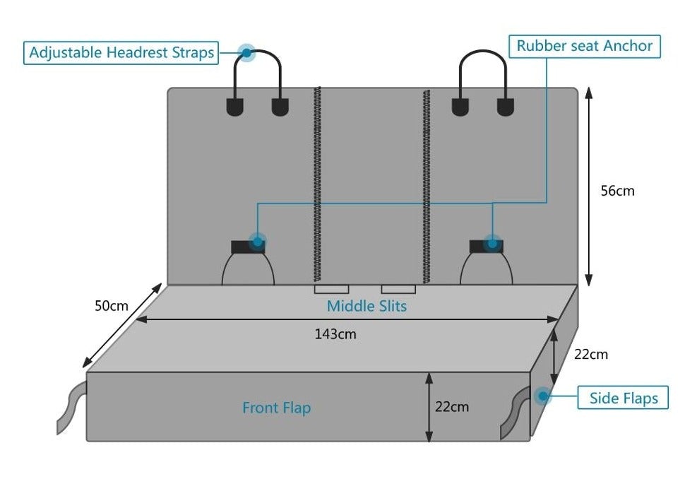 Pet Car Back Seat Protector With Armrest Zip Pet Carriers &amp; Crates Best Pet Store 