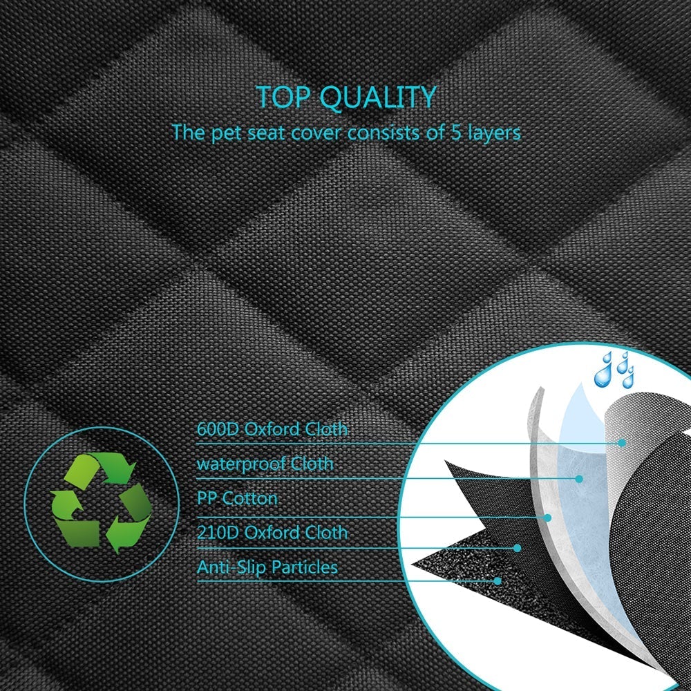 Pet Car Back Seat Protector With Armrest Zip Pet Carriers &amp; Crates Best Pet Store 