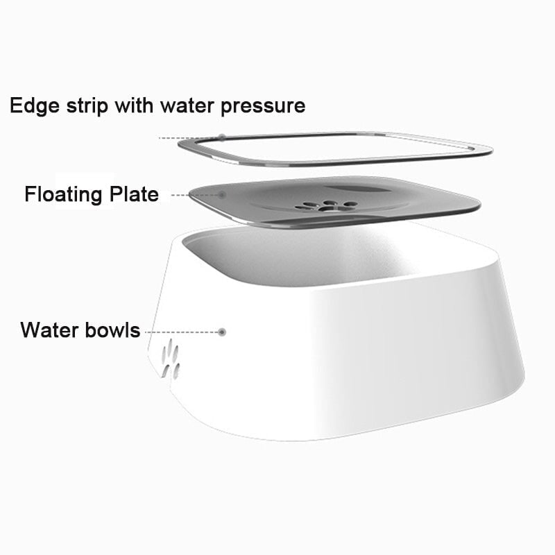 Pet Floating Water Bowl 1.5 Litre Pet Bowls, Feeders &amp; Waterers Best Pet Store 