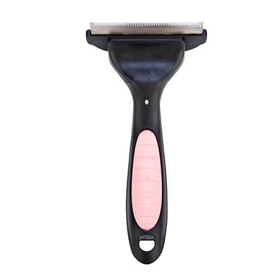 Professional Pet Rake Shedding Brush Pet Combs & Brushes Best Pet Store Pink Thin Fur 75x160mm