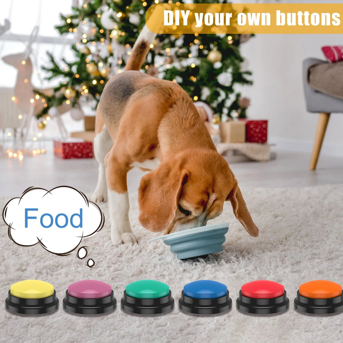 Recordable Dog Training Buttons Dog Toys Best Pet Store 