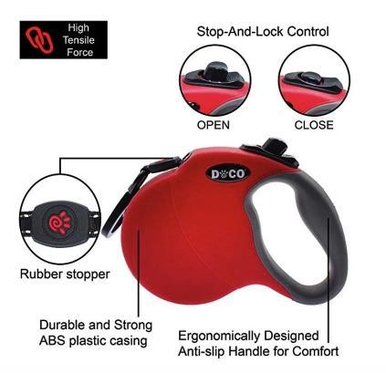 Retractable Reflective Safety Dog Leash Pet Leashes Best Pet Store 