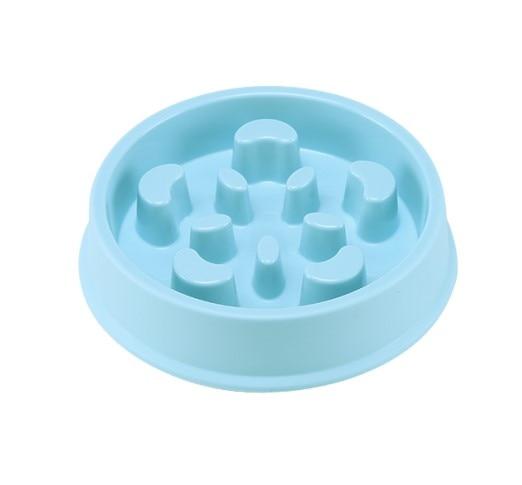 Slow Feeder Puzzle Pet Food Bowl Pet Bowls, Feeders & Waterers Best Pet Store Blue Smiles 