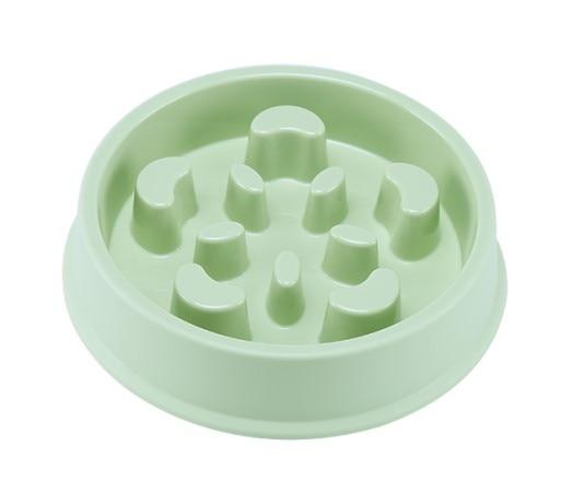 Slow Feeder Puzzle Pet Food Bowl Pet Bowls, Feeders & Waterers Best Pet Store Green Smiles 