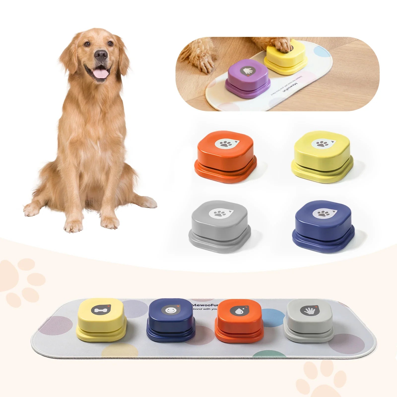 Voice Recording Buttons Dog Toy Dog Toys Best Pet Store 