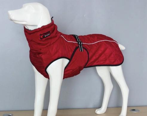 Waterproof fleece dog on sale coat