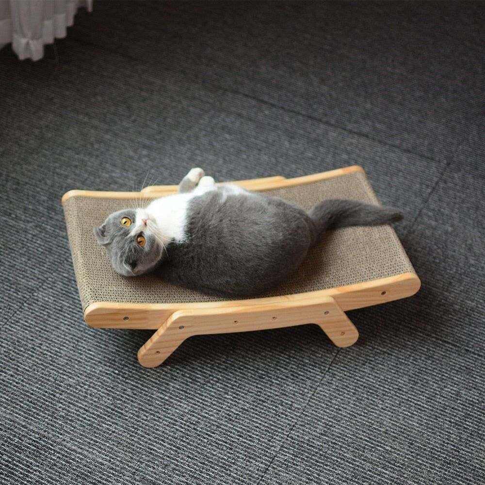 Wooden Cat Scratcher Bed Cat Furniture Best Pet Store 